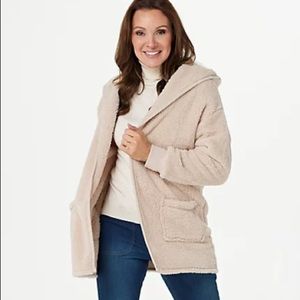Koolaburra by UGG Cozy Shaggy Plush Cardigan sweater